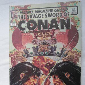 1983 The Savage Sword of Conan #93 - Marvel Comics Magazine